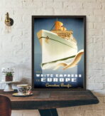 affiche croisiere vintage