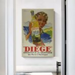 affiche cuisine vintage alcool