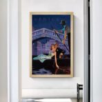 affiche art vintage couple