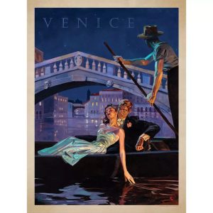 affiche art vintage couple