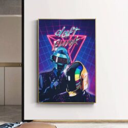 affiche daft punk vintage