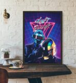 affiche daft punk vintage