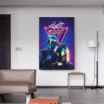 affiche daft punk vintage