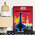 affiche damascus vintage