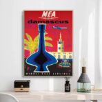 affiche damascus vintage