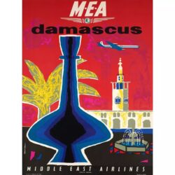 affiche damascus vintage