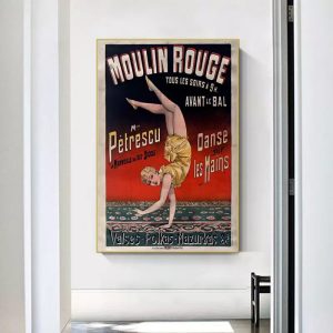 affiche de danse vintage