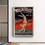 affiche de danse vintage