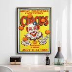 affiche de cirque vintage