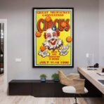 affiche de cirque vintage