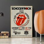 affiche de concert vintage rolling stones