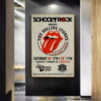 affiche de concert vintage rolling stones