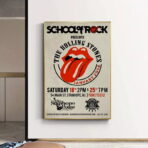 affiche de concert vintage rolling stones