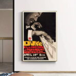 affiche de duke ellinghon jazz vintage