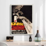 affiche de duke ellinghon jazz vintage