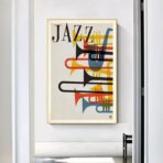 affiche de jazz vintage