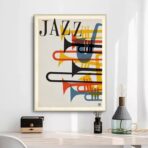 affiche de jazz vintage