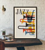 affiche de jazz vintage