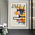 affiche de jazz vintage