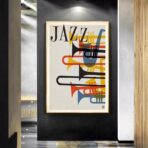affiche de jazz vintage