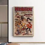 affiche de jouets vintage