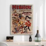 affiche de jouets vintage