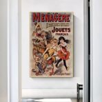 affiche de jouets vintage