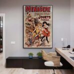 affiche de jouets vintage