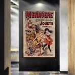 affiche de jouets vintage