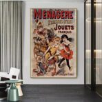 affiche de jouets vintage