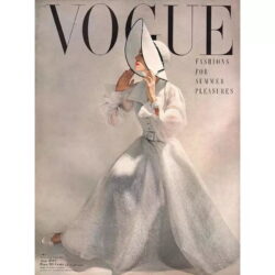 affiche de mode vintage vogue
