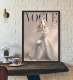 affiche de mode vintage vogue