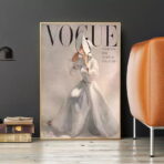 affiche de mode vintage vogue