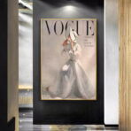 affiche de mode vintage vogue