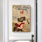 affiche de mode vintage