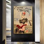 affiche de mode vintage