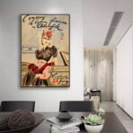 affiche de mode vintage