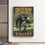 affiche de propagande destroy this mad brute