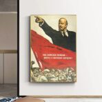affiche de propagande lenine
