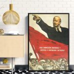 affiche de propagande lenine