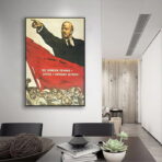 affiche de propagande lenine