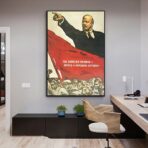 affiche de propagande lenine