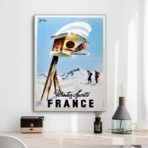 affiche de ski vintage
