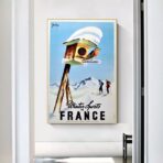 affiche de ski vintage
