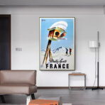 affiche de ski vintage