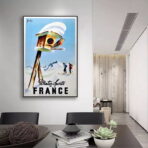affiche de ski vintage