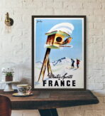 affiche de ski vintage