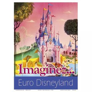 affiche disneyland vintage