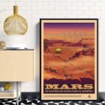 affiche espace vintage