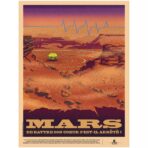 affiche espace vintage